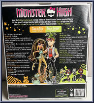 Deuce Gorgon / Cleo de Nile from Monster High - Basic Series (G1) manufactured by Mattel [Back]