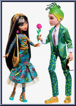 Cleo and Deuce (Love Edition) from Monster High - Howliday manufactured by Mattel [Loose]