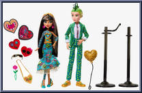 Cleo and Deuce (Love Edition) from Monster High - Howliday manufactured by Mattel [Loose]