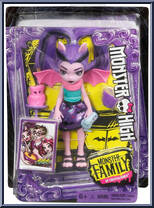 Fangelica (Monster Siblings) from Monster High - Monster Family manufactured by Mattel [Front]