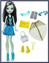 Frankie Stein from Monster High - Day-to-Night Fashion manufactured by Mattel [Loose]