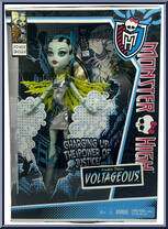 Frankie Stein as Voltageous from Monster High - Power Ghouls manufactured by Mattel [Front]