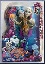 Peri and Pearl Serpentine (Hissters) from Monster High - Great Scarrier Reef manufactured by Mattel [Front]
