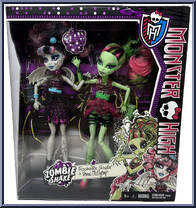 Rochelle Goyle & Venus McFlytrap from Monster High - Zombie Shake manufactured by Mattel [Front]