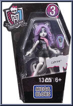 Catrine DeMew from Monster High - Ghouls Skullection 3 manufactured by Mega Bloks [Front]