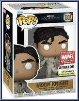 Moon Knight (Unmasked) (Glows in the Dark) from Moon Knight - Pop! Vinyl Figures manufactured by Funko [Front]