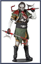 Kabal (Green Clothes / Bloody) from Mortal Kombat - Mortal Kombat 11 manufactured by McFarlane [Loose]
