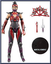 Kitana (Battle Kahnum Skin) (Platinum Edition) from Mortal Kombat - Basic Series manufactured by McFarlane [Loose]
