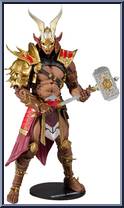 Shao Kahn (Gold Skin Armor) from Mortal Kombat - Mortal Kombat 11 manufactured by McFarlane [Loose]