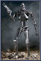 Terminator T-800 Endoskeleton from Movie Maniacs - Series 5 manufactured by McFarlane [Loose]