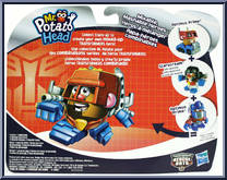 Optimus Prime from Mr. Potato Head - Transformers - Rescue Bots manufactured by Hasbro [Back]