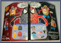 Spider Spud (Spider-Man 3) from Mr. Potato Head - Marvel manufactured by Hasbro [Back]