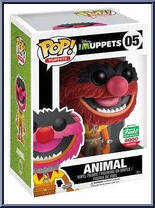 Animal (Flocked) from Muppets - Pop! Vinyl Figures manufactured by Funko [Front]