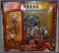 Electric Mayhem Stage (with Animal) from Muppet Show - Accessories manufactured by Palisades [Front]