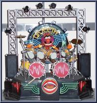 Electric Mayhem Stage (with Animal) from Muppet Show - Accessories manufactured by Palisades [Loose]