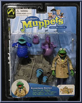 Kermit (Koozebane Blue & Purple) from Muppet Show - Exclusives manufactured by Palisades [Front]