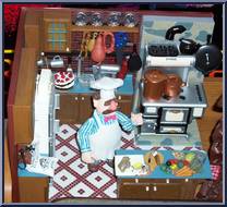 Kitchen (with Swedish Chef) from Muppet Show - Accessories manufactured by Palisades [Loose]
