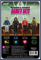 Party Poison (Gerard Way) (Danger Days) from My Chemical Romance - ReAction Figures manufactured by Super7 [Back]