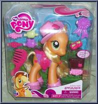 Applejack from My Little Pony: Friendship is Magic - Fashion Style Ponies manufactured by Hasbro [Front]