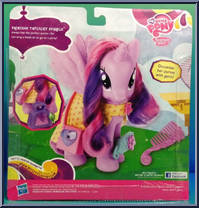 Princess Twilight Sparkle (Crystal Princess Celebration) from My Little Pony: Friendship is Magic - Fashion Style Ponies manufactured by Hasbro [Back]