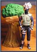 Kakashi Hatake (Substitution Jutsu) from Naruto - Deluxe Training manufactured by Mattel [Loose]