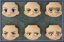 Face Swap Set from Nendoroid - Attack on Titan manufactured by Good Smile Company [Loose]