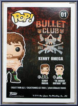Kenny Omega from New Japan Pro-Wrestling - Pop! Vinyl Figures manufactured by Funko [Back]