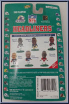 Curtis Conway from NFL Headliners - 1998 Season manufactured by Corinthian [Back]