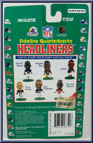 Dan Marino from NFL Headliners - Sideline Quarterbacks manufactured by Corinthian [Back]