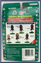 Drew Bledsoe from NFL Headliners - Sideline Quarterbacks manufactured by Corinthian [Back]