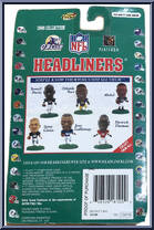 Eddie Kennison from NFL Headliners - 1998 Season manufactured by Corinthian [Back]