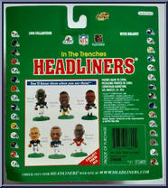 Herman Moore from NFL Headliners - In the Trenches manufactured by Corinthian [Back]