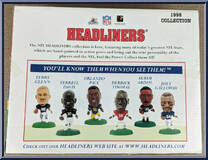 Rising Stars from NFL Headliners - 1998 Season manufactured by Corinthian [Back]
