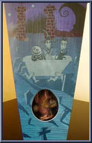 Jack & Bunny PVC (Purple Coffin) from Nightmare Before Christmas - 16" Coffins manufactured by Jun Planning [Loose]