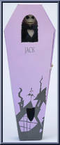 Jack & Shock PVC (Light Pink Coffin) from Nightmare Before Christmas - 16" Coffins manufactured by Jun Planning [Front]