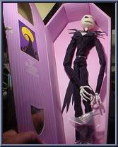 Jack & Shock PVC (Light Pink Coffin) from Nightmare Before Christmas - 16" Coffins manufactured by Jun Planning [Loose]