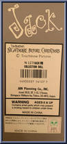Jack Skellington (Elephant Gray) (Evil Smile) from Nightmare Before Christmas - 16" Coffins manufactured by Jun Planning [Back]