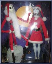 Santa Jack & Santa Sally (Boxed) from Nightmare Before Christmas - 16" Scale Figures manufactured by Jun Planning [Front]