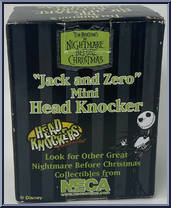 Jack Skellington from Nightmare Before Christmas - Mini Head Knockers manufactured by Neca [Back]