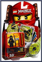 Cole from Ninjago - Spinner Sets manufactured by Lego [Front]