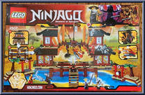 Fire Temple from Ninjago - Masters of Spinjitzu manufactured by Lego [Back]