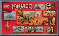 Green NRG Dragon from Ninjago - Skybound manufactured by Lego [Back]