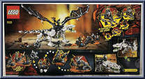 Skull Sorcerer's Dragon from Ninjago - Master of the Mountain manufactured by Lego [Back]