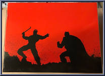 Batman vs Mutant Leader from One:12 Collective - DC manufactured by Mezco [Front]