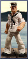 Popeye Deluxe Sailor Edition from One:12 Collective - Popeye manufactured by Mezco [Loose]
