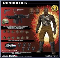 Roadblock from One:12 Collective - G.I. Joe manufactured by Mezco [Loose]