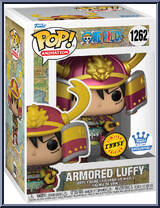 Armored Luffy (Metallic) (Chase) from One Piece - Pop! Vinyl Figures manufactured by Funko [Front]