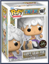 Luffy (Gear Five) (Glow in the Dark) (Chase) from One Piece - Pop! Vinyl Figures manufactured by Funko [Front]