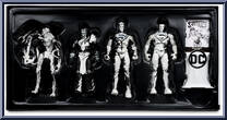 Ghosts of Krypton 4-Pack (Sketch Edition) (Gold Label) from Page Punchers - 7" Scale manufactured by McFarlane [Front]