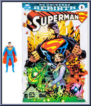 Superman from Page Punchers - 3" Scale manufactured by McFarlane [Loose]